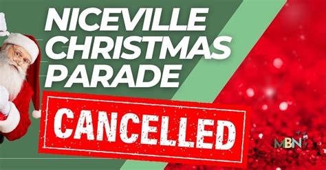 The 2023 Niceville Christmas Parade is canceled